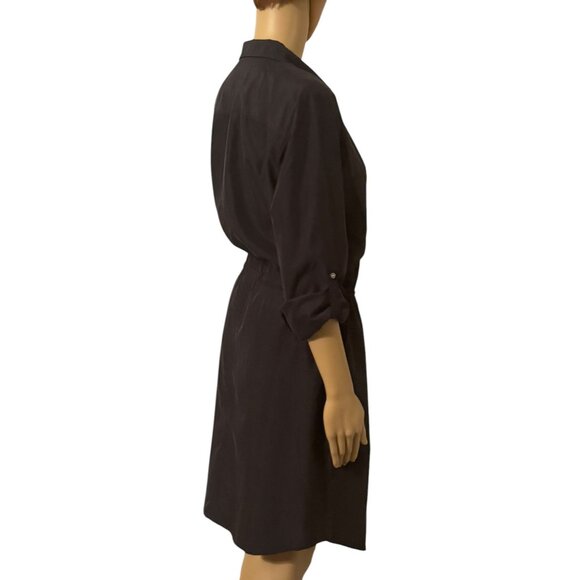 Loft Lounge Button Front Shirt Dress - Picture 10 of 14